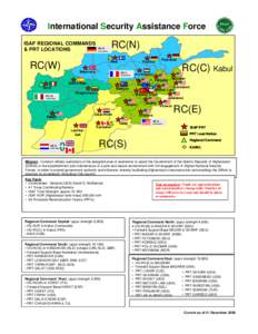 ISAF Key Fact and Figures Placemat