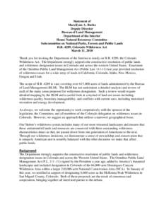 88th United States Congress / Wilderness Act / Wilderness / Bureau of Land Management / Omnibus Public Land Management Act / National Wilderness Preservation System / National Landscape Conservation System / Rock Creek Roadless Area / Environment of the United States / United States / Protected areas of the United States