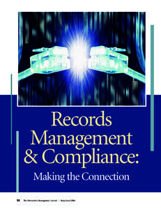 Records Management & Compliance: Making the Connection 28