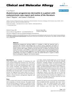 Clinical and Molecular Allergy  BioMed Central Open Access