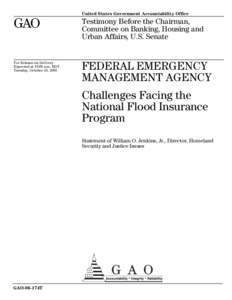 GAO-06-174T Federal Emergency Management Agency: Challenges Facing the National Flood Insurance Program