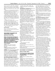 Federal Register / Vol. 61, No[removed]Thursday, September 26, [removed]Notices N rats exposed to 100, 200, or 400 ppm. There was no evidence of carcinogenic activity of acetonitrile in male or female B6C3F1 mice exposed to