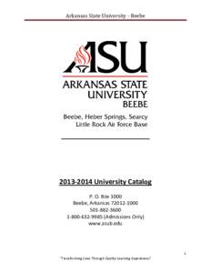 Arkansas State University - Beebe