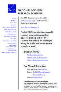 RAND Corporation / C. Christine Fair / Year of birth missing / Education in the United States / United States / Michael D. Rich / Date of birth missing / Place of birth missing / Seth Jones