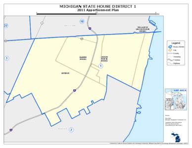 MICHIGAN STATE HOUSE DISTRICT[removed]Apportionment Plan[removed]