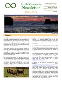 Parallel Community  Newsletter JuneThe Parallel Community is a