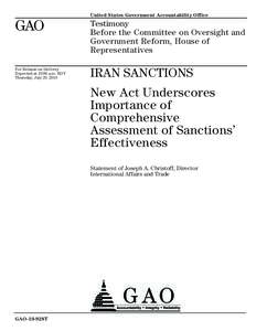 Sanctions against Iran / Economy of Asia / Politics of Iran / Foreign relations of Iran / U.S. sanctions against Iran / Comprehensive Iran Sanctions /  Accountability /  and Divestment Act / Iran and Libya Sanctions Act / Economic sanctions / International sanctions / Economy of Iran / Iran / Iran–United States relations