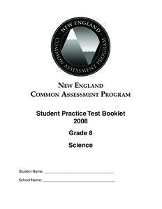 NECAP Science_Gr8_PracticeTest_Released.indd