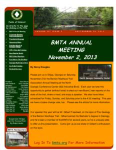 Points of Interest Go directly to the page by clicking on the title.   BMTA Annual Meeting