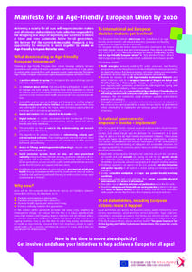 Youth rights / Demographics / Sociology / Human development / Family / Ageing / Ageism / Population ageing / European Youth Forum / Aging / Demography / Population