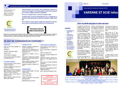 [removed]avril 2014 Communauté de Communes Varenne et Scie