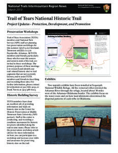 National Park Service U.S. Department of the Interior National Trails Intermountain Region News March 2013