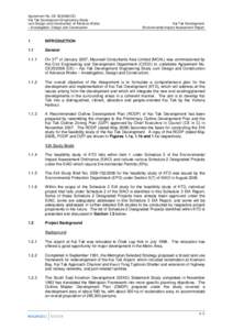 Agreement No. CE[removed]CE) Kai Tak Development Engineering Study cum Design and Construction of Advance Works – Investigation, Design and Construction  Kai Tak Development