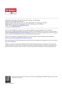 Science / Exercise physiology / Bird flight / Basal metabolic rate / Flying and gliding animals / Salmon / Flight / Animal locomotion / Tradeoffs for locomotion in air and water / Locomotion / Biology / Motion