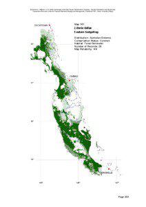 Extract from: Williams, S. E[removed]Vertebrates of the Wet Tropics Rainforests of Australia: Species Distributions and Biodiversity. Cooperative Research Centre for Tropical Rainforest Ecology and Management. Rainforest CRC, Cairns, Australia (282pp).