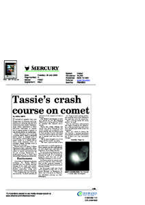 Market: Hobart Date: Tuesday, 05 July 2005 Circulation: 51,242 Page Number: 3