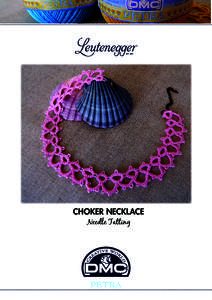 CHOKER NECKLACE Needle Tatting PG 1/2  CHOKER NECKLACE