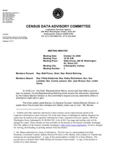 Members Rep. Matt Pierce, Chairperson Rep. Philip GiaQuinta Rep. Kathy Richardson Rep. Robert Behning Sen. Sue Landske