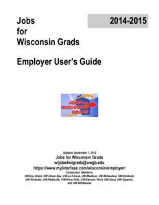 Jobs for Wisconsin Grads[removed]