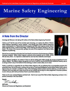 Published by the United States Coast Guard Commercial Regulations and Standards Directorate	  June 2011 Marine Safety Engineering