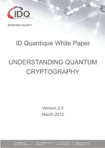 IDQ White Paper - Understanding QKD