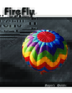 FireFly Hot Air Balloons Buyer’s Guide  FireFlyer 6B - 56,000 cu. ft.
