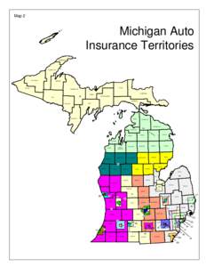Map 2  Michigan Auto Insurance Territories KEWEENAW