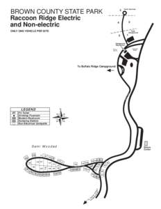 BROWN COUNTY STATE PARK Raccoon Ridge Electric and Non-electric 3