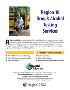 Region 10 Drug & Alcohol Testing Services  R