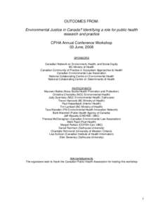 Environmental Justice in Canada