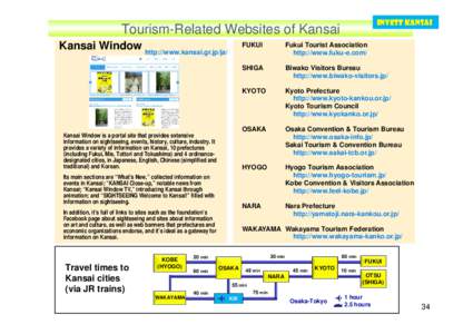 Microsoft PowerPoint - （[removed]修正）Welcome_to_kansai!（英語版）.pptx