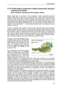 Presentations[removed]Transboundary Cooperation in Nature Conservation along the