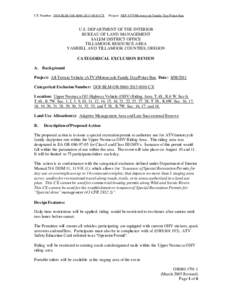 91st United States Congress / National Environmental Policy Act / Bureau of Land Management / CX / United States / Environment of the United States / Impact assessment / Conservation in the United States