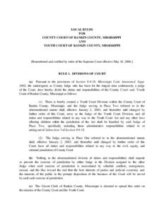 Legal professions / Judge / Law enforcement / Supreme court / Mississippi Court of Appeals / Gunn v. University Committee to End the War in Viet Nam