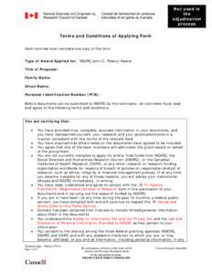 Industry Canada / Social Sciences and Humanities Research Council / Higher education in Canada / Fellows of the Royal Society / John Polanyi / Natural Sciences and Engineering Research Council / Canadian Institutes of Health Research / Science and technology in Canada / Government of Canada / Canada