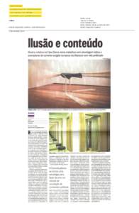 Crítica  Evento: Exposição Coletiva / José Damasceno Mídia: Jornal Veículo: O Globo