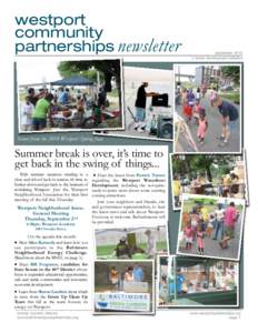 westport community partnerships newsletter september 2010 a turner development initiative