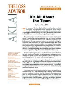 AKLA  THE LOSS ADVISOR  ANDERSON KILL LOSS ADVISORS