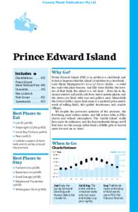 ©Lonely Planet Publications Pty Ltd  Prince Edward Island Why Go? Charlottetown[removed]Prince Edward