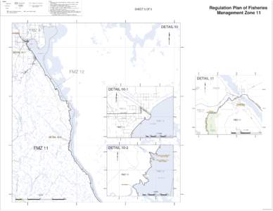 Regulation Plan Map of Fisheries Management Zone 11 - Sheet 5 of 5