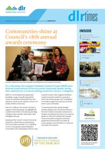 Information and news from Dún Laoghaire-Rathdown County Council WINTERdlrtimes Communities shine at Council’s 18th annual