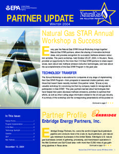 Natural Gas Star Partner Update: Winter 2004