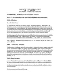 Text of Proposed Rulemaking, Utilization of Secured Perimeters and Delayed Egress Devices