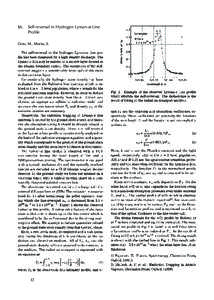 §6.  Self-reversal in Hydrogen Lyman-α Line Profile  Goto, M., Morita, S.