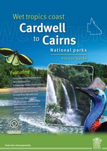 Wet tropics coast Cardwell to Cairns national parks visitor guide