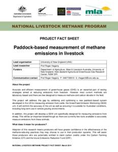 Anaerobic digestion / Fuel gas / Fuels / Carbon finance / Climate change policy / Methane / Greenhouse gas / Livestock / Carbon credit / Environment / Climatology / Sustainability