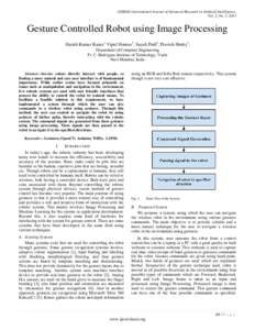 Computing / User interface techniques / Gesture recognition / Virtual reality / Arduino / Gesture / Robotics / Robot / V sign / Humanâ€“computer interaction / Gestures / Electronics