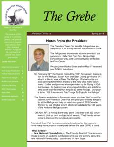 The Grebe Mission of The Friends of Deer Flat: Volume 9, Issue 13