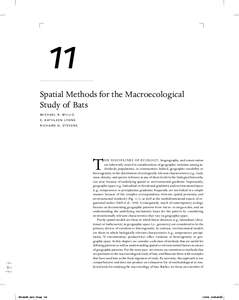 Statistics / Macroecology / Latitudinal gradients in species diversity / Species richness / Spatial analysis / Biodiversity / Species distribution / Biogeography / Biology / Ecology / Science