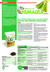 Soil / Land management / Soil science / Soil chemistry / Fertilizer / Humic acid / Humus / Leonardite / Organic fertilizer / Agriculture / Organic gardening / Composting